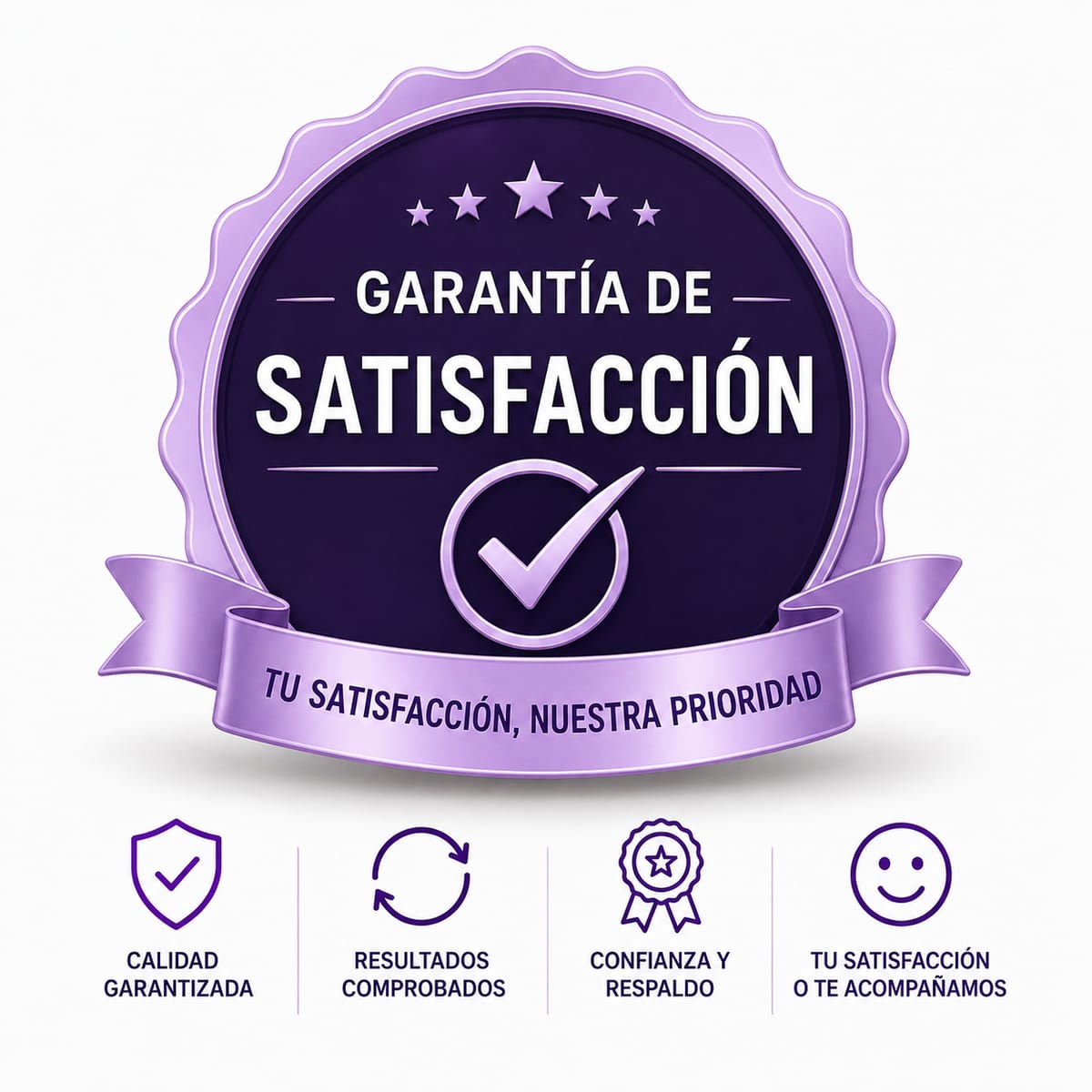 💜 GARANTÍA DE SATISFACCIÓN