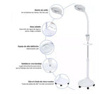 Lampara con Lupa pedestal