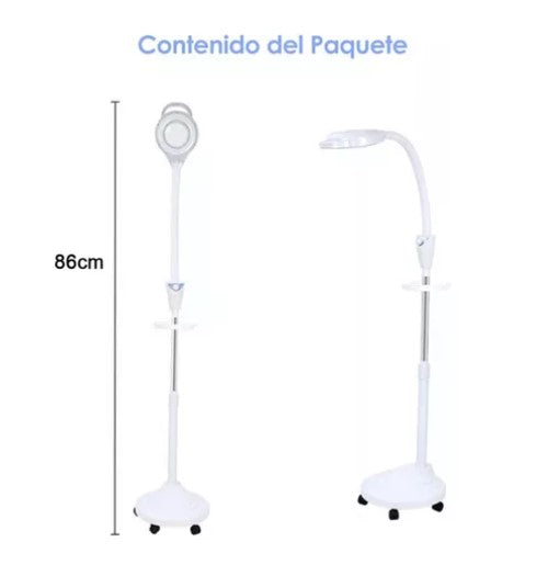 Lampara con Lupa pedestal