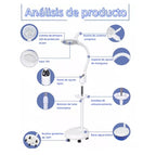 Lampara con Lupa pedestal