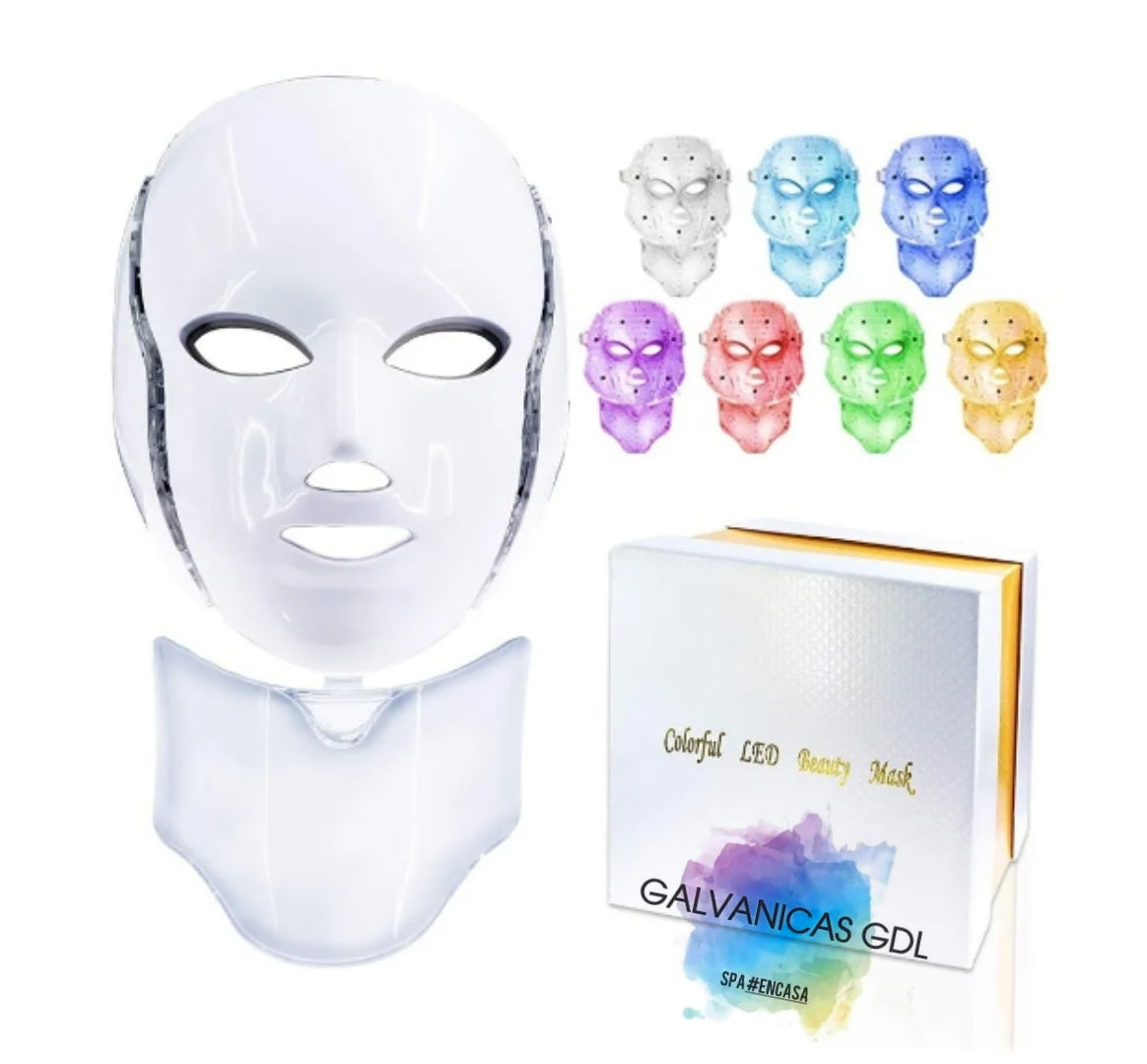 Mascara LED con cuello