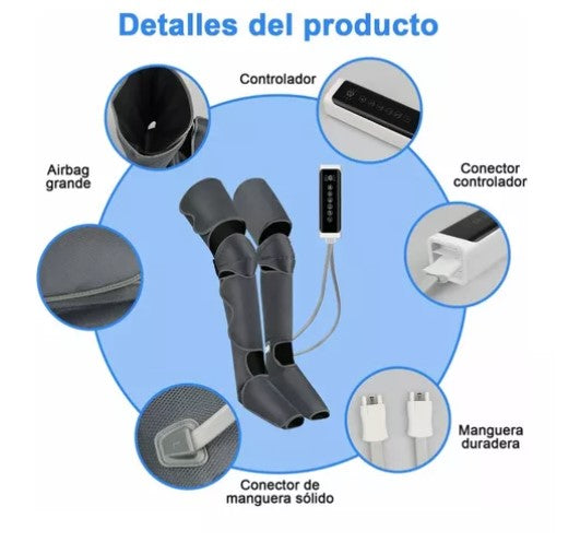 Presoterapia Portátil con calor